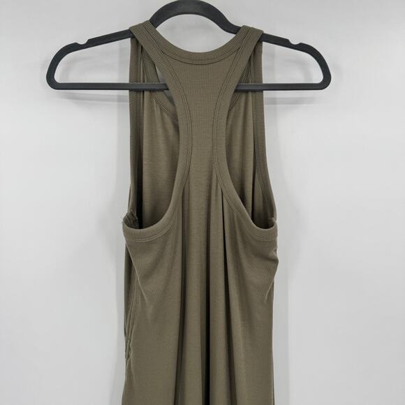 Old Navy Active Ultralite Womens Medium Green Athletic Racerback Tank Maxi Dress - Picture 5 of 10